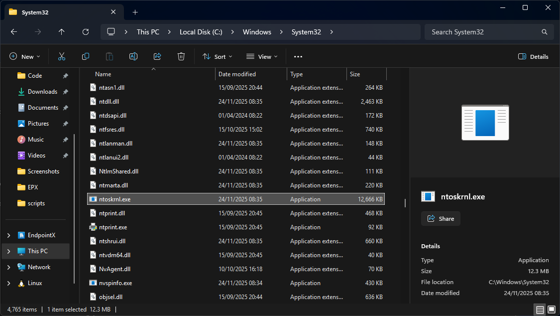 Why I still care about NTOSKRNL and you should too!